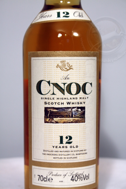 An Cnoc front detailed image of bottle