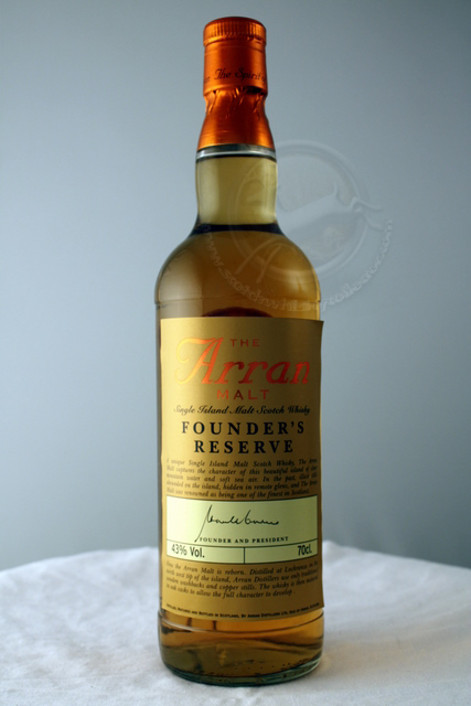 The Arran Malt Founders Reserve front image