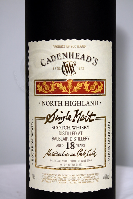 Balblair 1990 box front detailed image