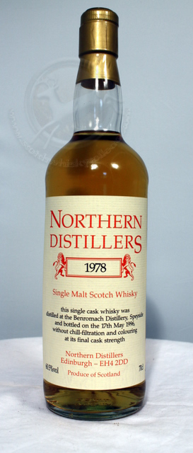 Benromach 1978 front image
