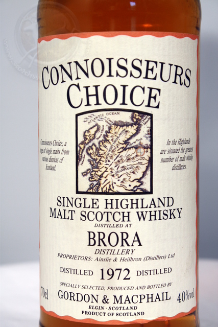 Brora 1972 front detailed image of bottle