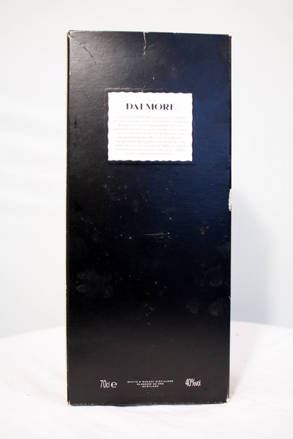 Dalmore box rear image