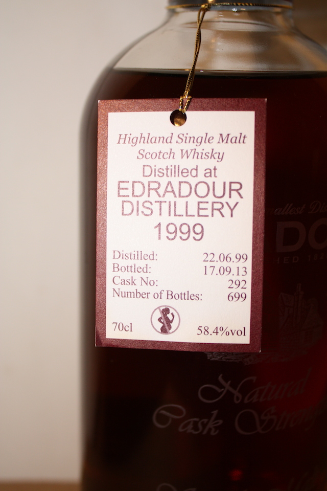 Edradour front detailed image of bottle