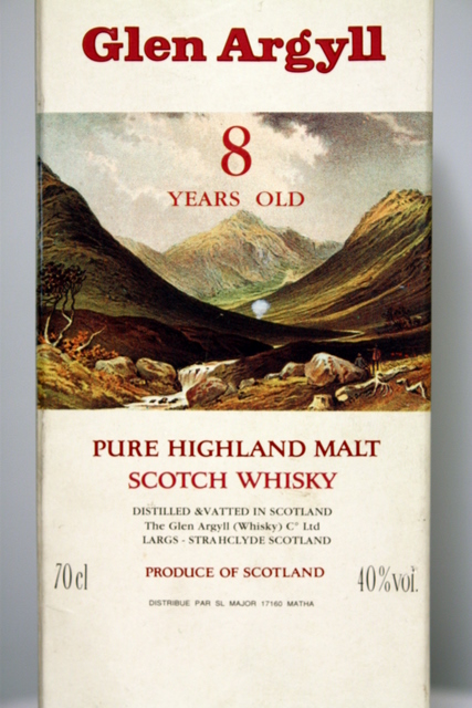 Glen Argyll box front detailed image