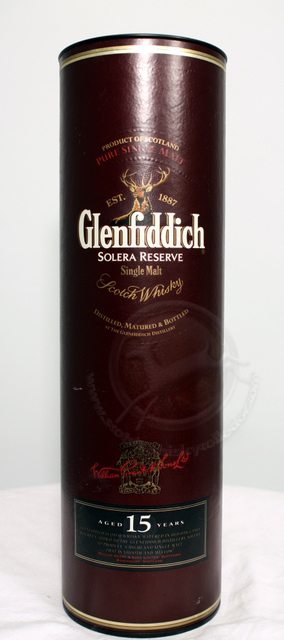 Glenfiddich Solera Reserve box front image