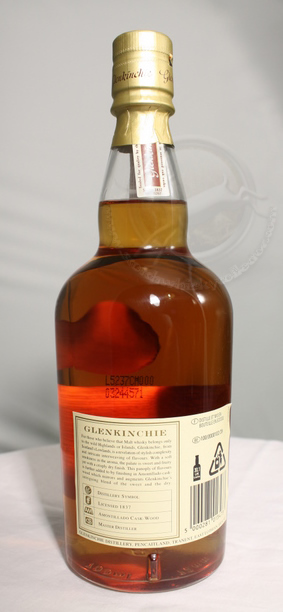 Glenkinchie 1991 rear image of bottle Glenkinchie 1991 image of bottle