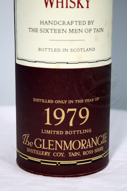 Glenmorangie 1979 box front detailed image