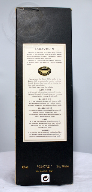 Lagavulin box rear image