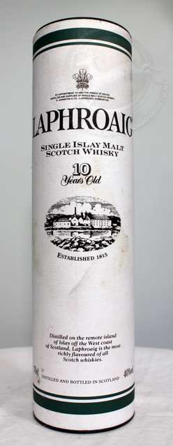 Laphroig box front image