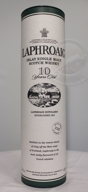 Laphroig box front image