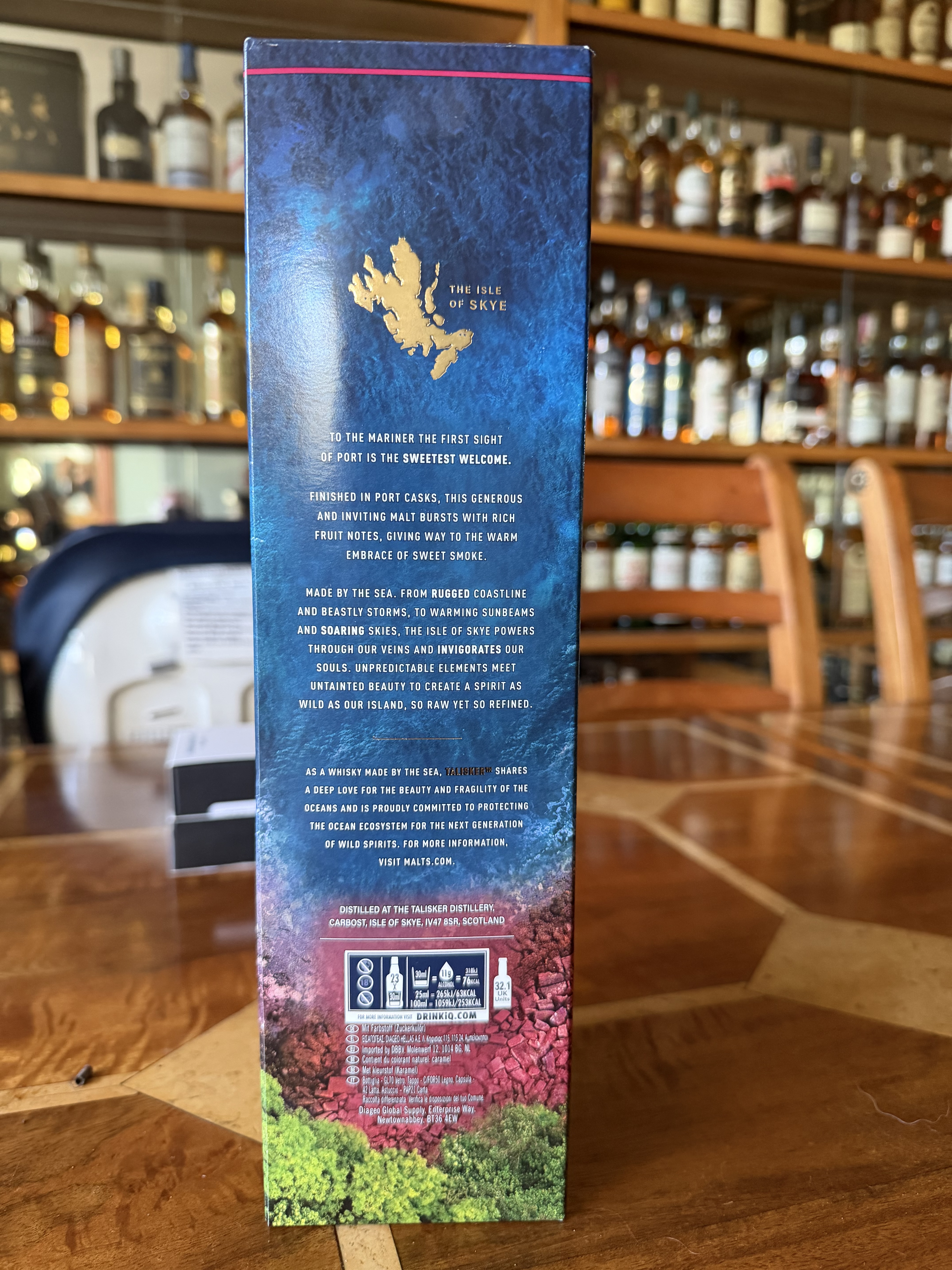Talisker Port Ruighe box rear image
