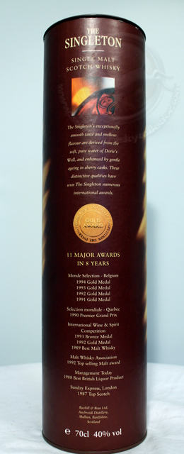 The Singleton of Auchroisk box rear image