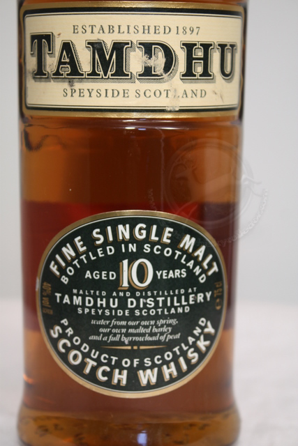 Tamdhu front detailed image of bottle