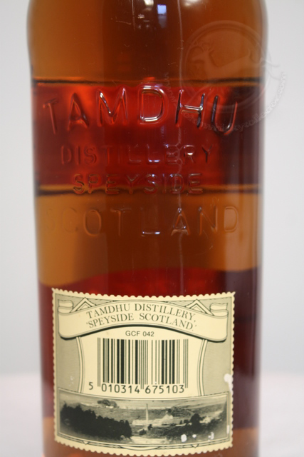 Tamdhu rear detailed image of bottle